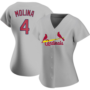 Profile Men's Yadier Molina White St. Louis Cardinals Big & Tall Replica Player Jersey